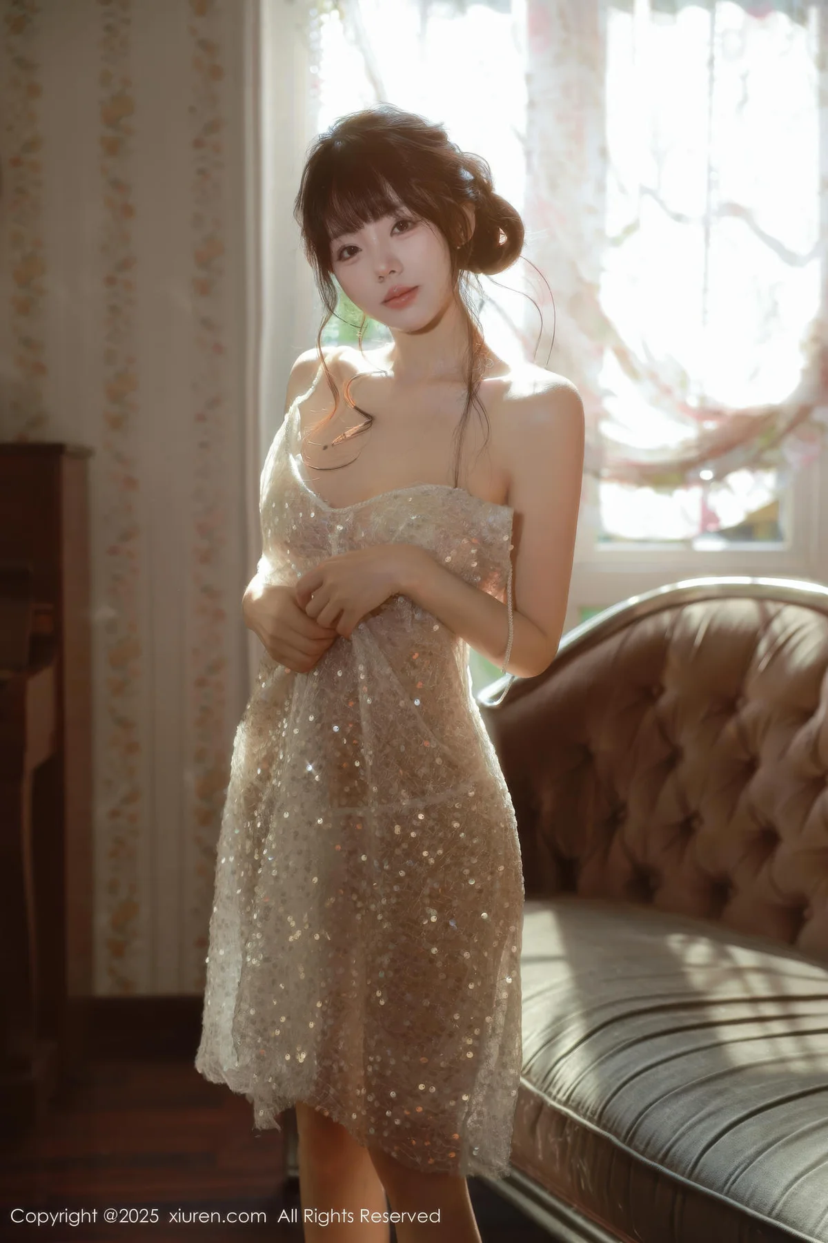 XiuRen 秀人 No.10799 佘贝拉Bella 白色情趣内衣 - 4