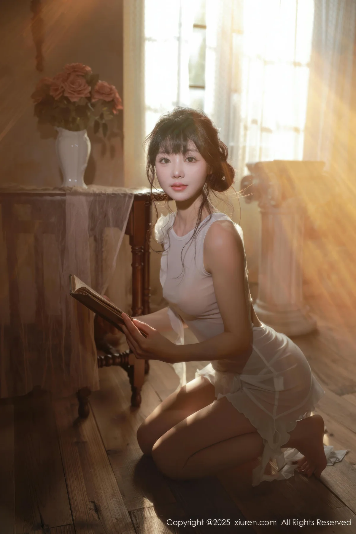 XiuRen 秀人 No.10799 佘贝拉Bella 白色情趣内衣 - 5