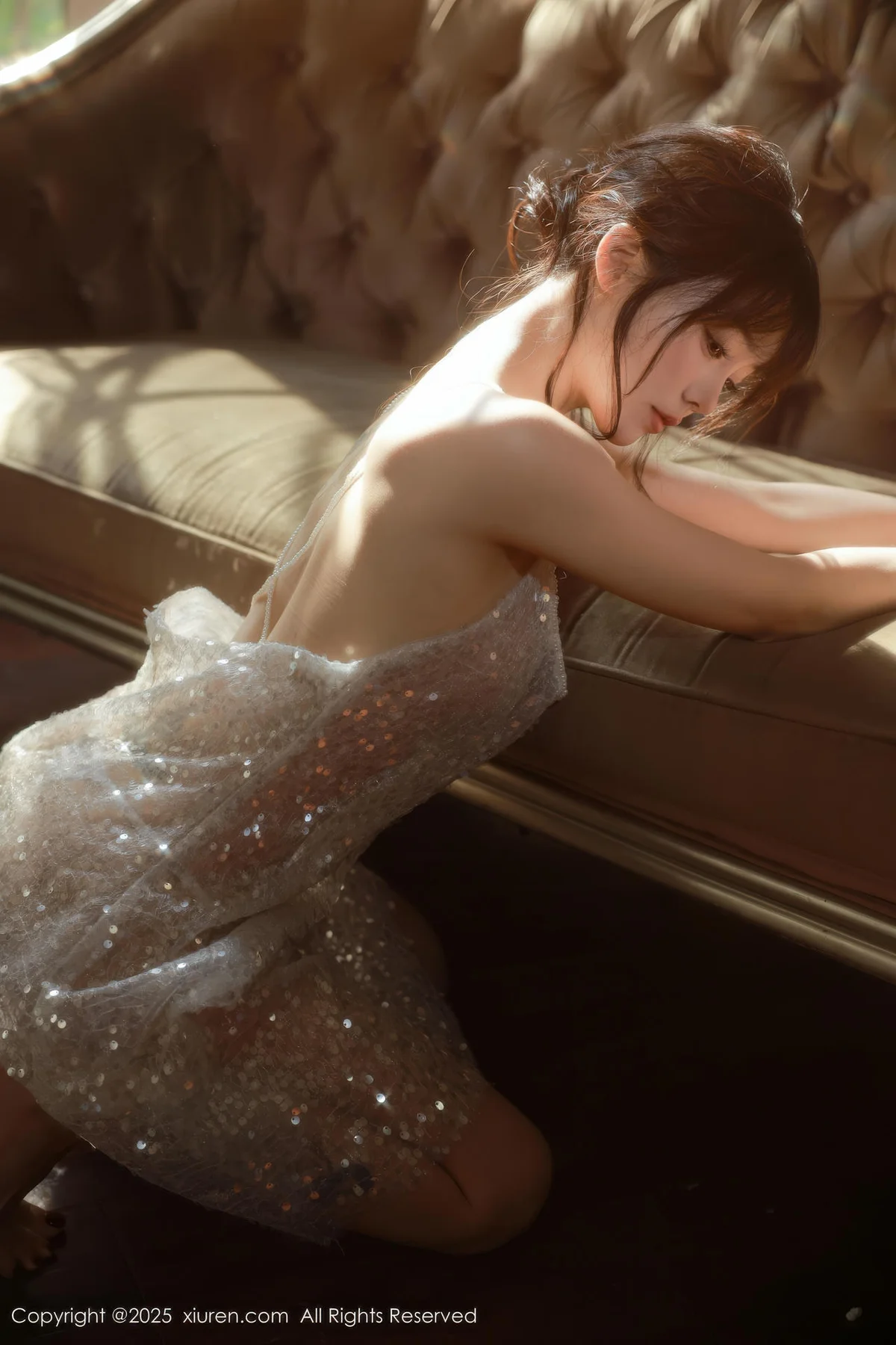 XiuRen 秀人 No.10799 佘贝拉Bella 白色情趣内衣 - 2