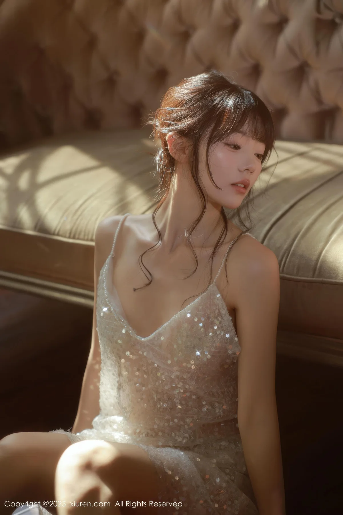 XiuRen 秀人 No.10799 佘贝拉Bella 白色情趣内衣 - 8