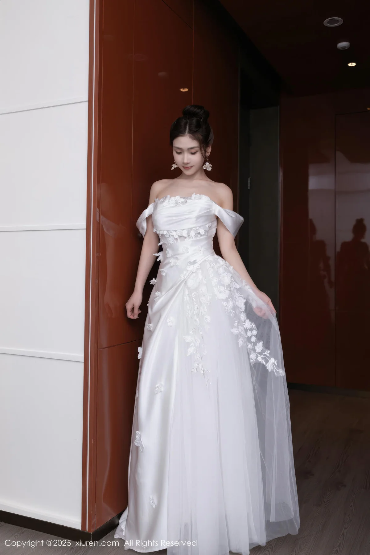 XiuRen 秀人 No.10814 刘婷婷 白色婚纱主题 - 3