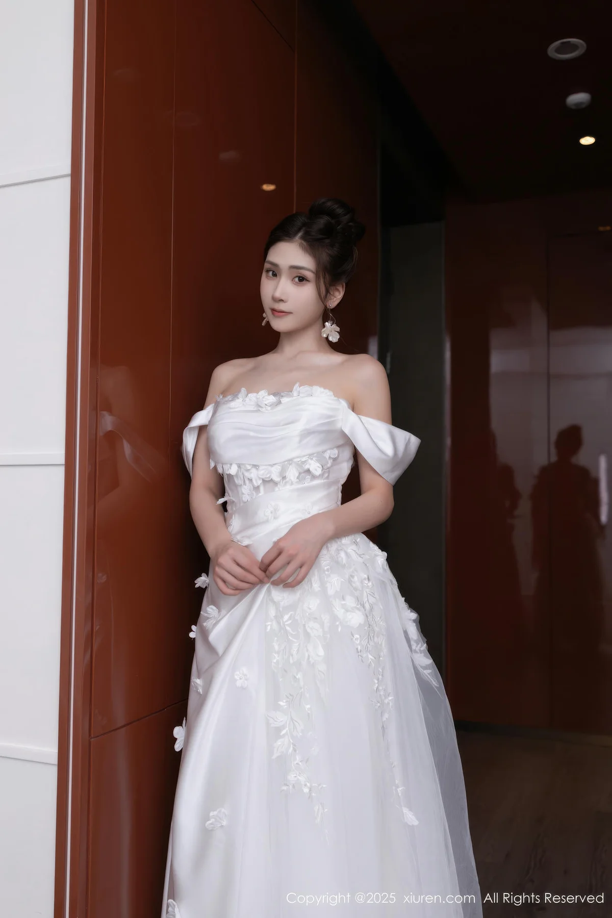 XiuRen 秀人 No.10814 刘婷婷 白色婚纱主题 - 4