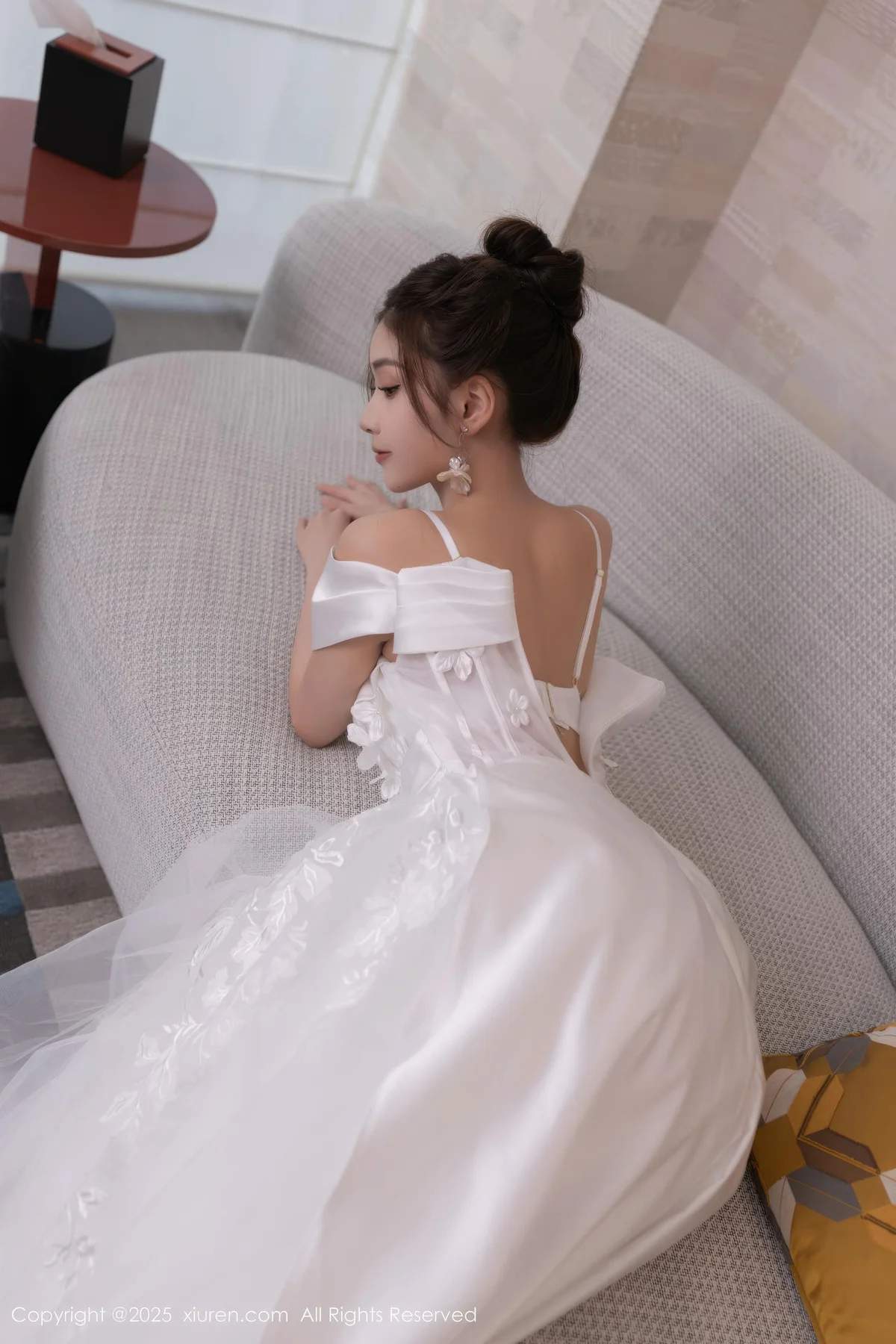 XiuRen 秀人 No.10814 刘婷婷 白色婚纱主题 - 2