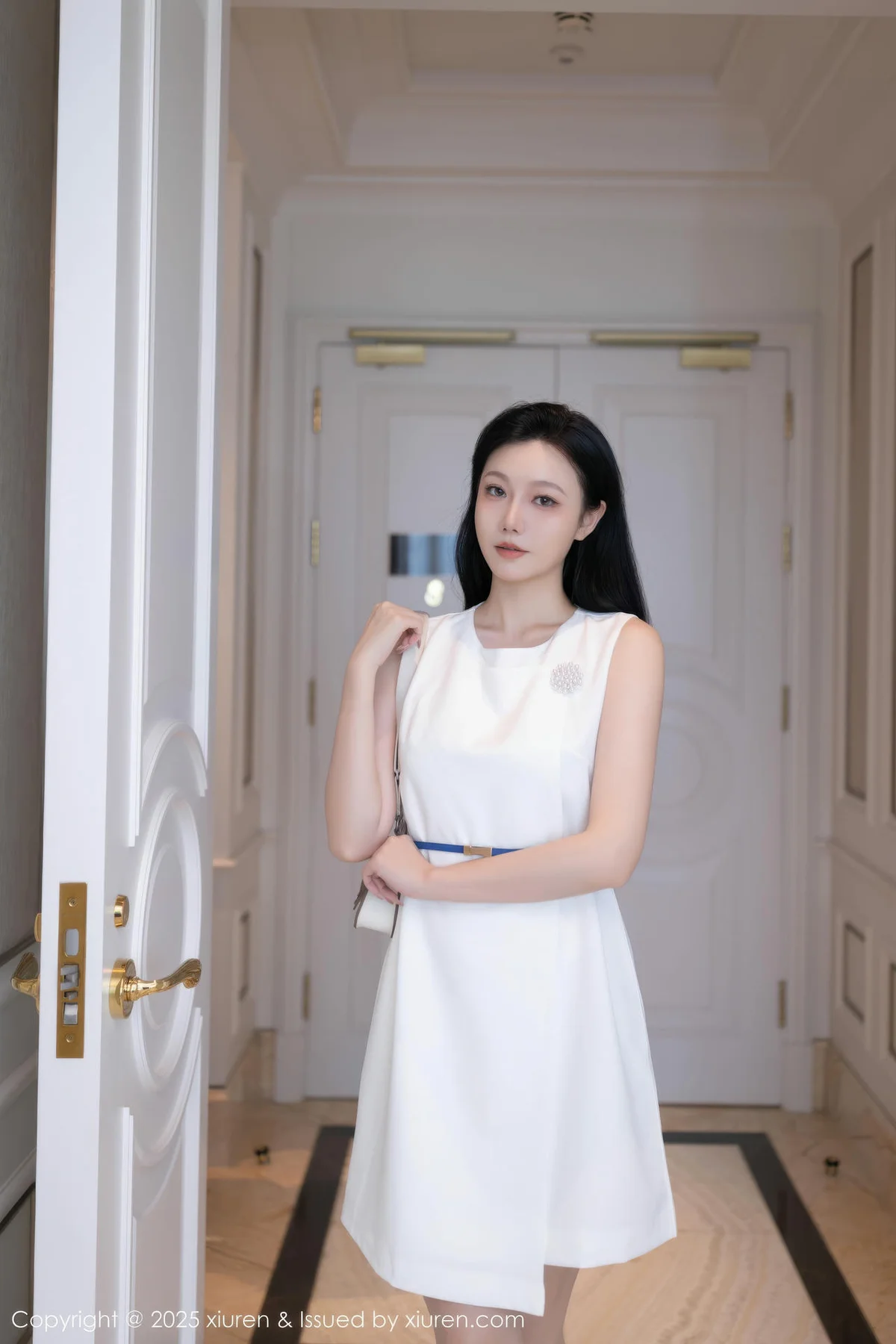 XiuRen 秀人 No.10829 安然anran 白色连夜短裙 - 2