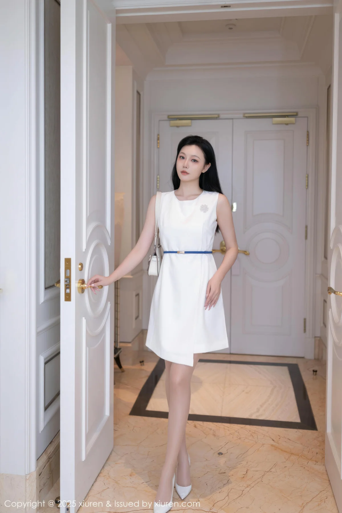 XiuRen 秀人 No.10829 安然anran 白色连夜短裙 - 3