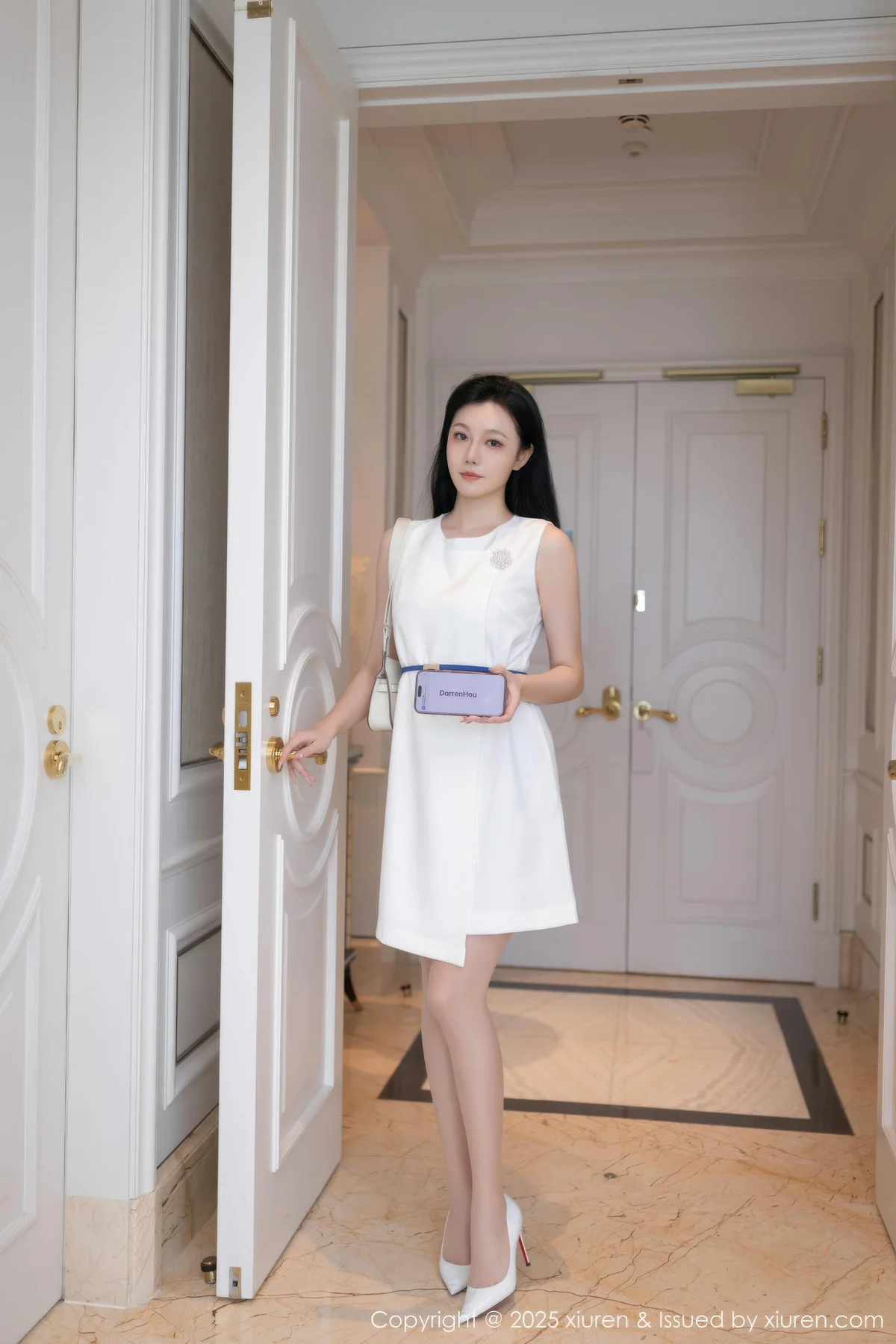 XiuRen 秀人 No.10829 安然anran 白色连夜短裙 - 4