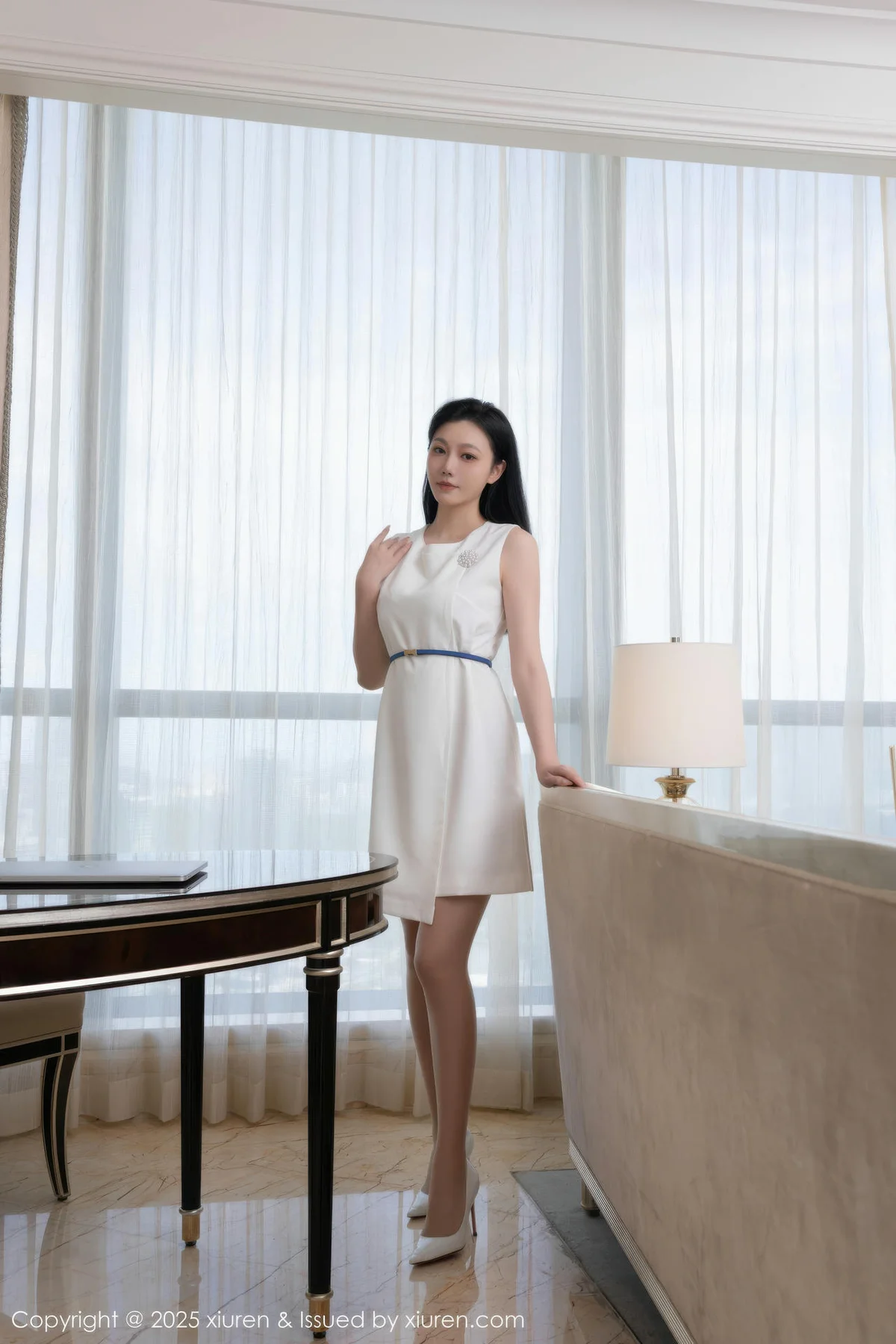 XiuRen 秀人 No.10829 安然anran 白色连夜短裙 - 7