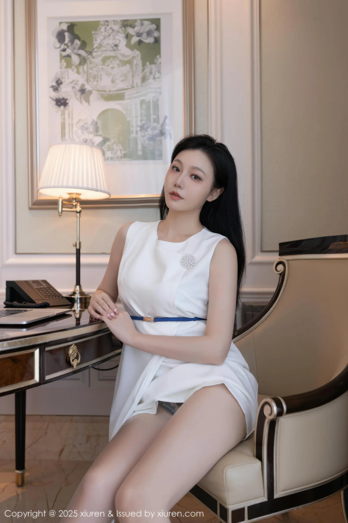 XiuRen 秀人 No.10829 安然anran 白色连夜短裙 - 3