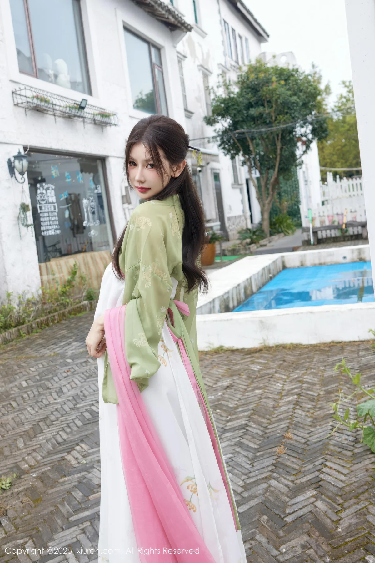 XiuRen 秀人 No.10834 尹甜甜sunny 中秋主题拍摄汉服装扮 - 5