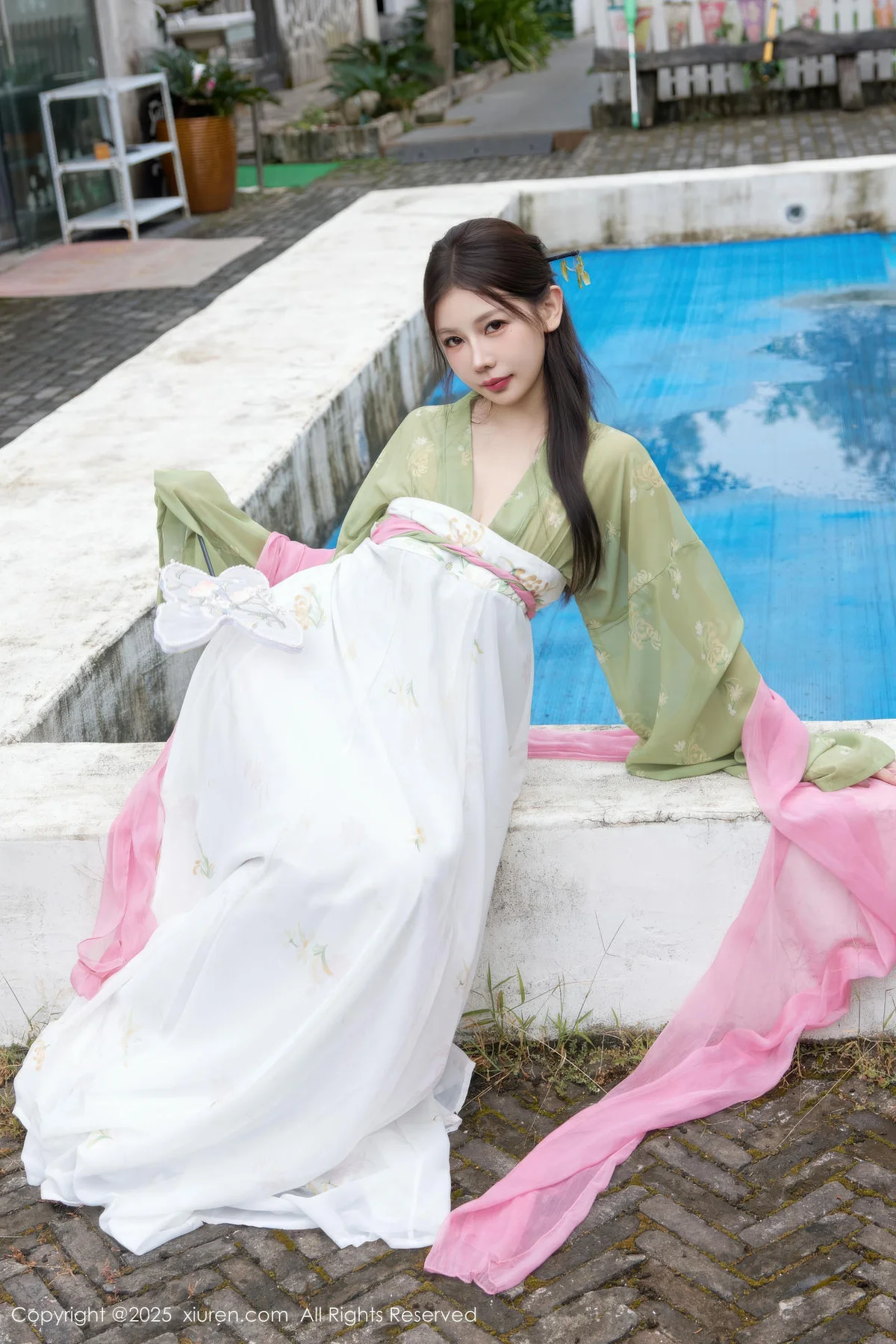 XiuRen 秀人 No.10834 尹甜甜sunny 中秋主题拍摄汉服装扮 - 10