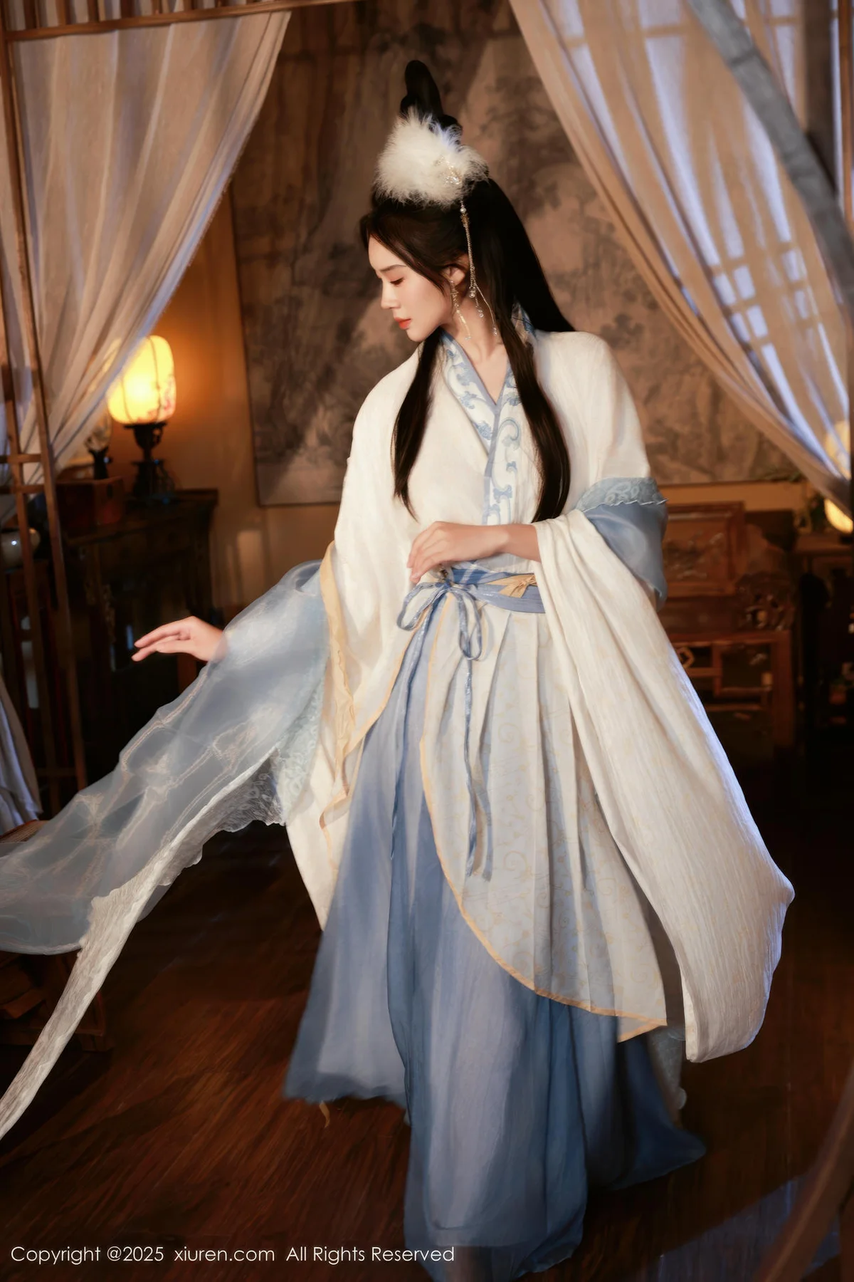 XiuRen 秀人 No.10835 南乔 中秋主题汉服装扮 - 1