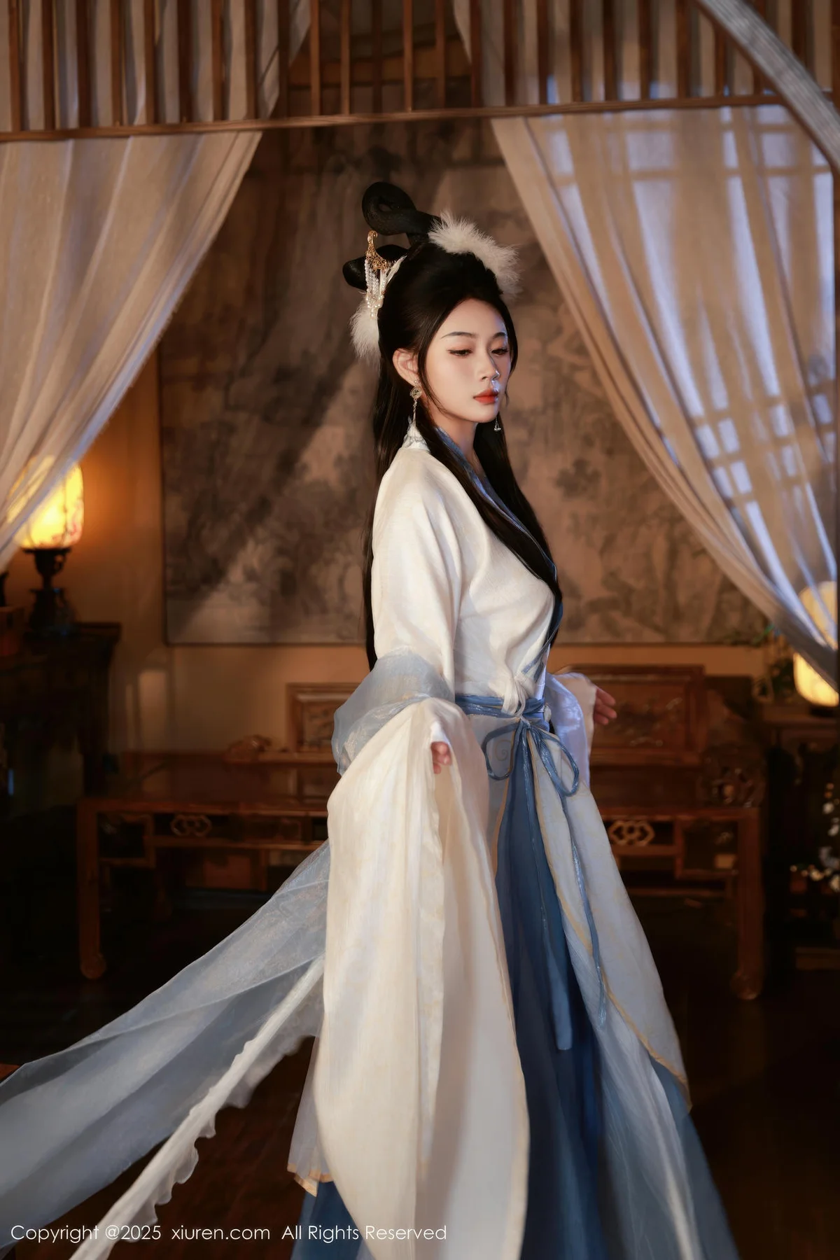 XiuRen 秀人 No.10835 南乔 中秋主题汉服装扮 - 5