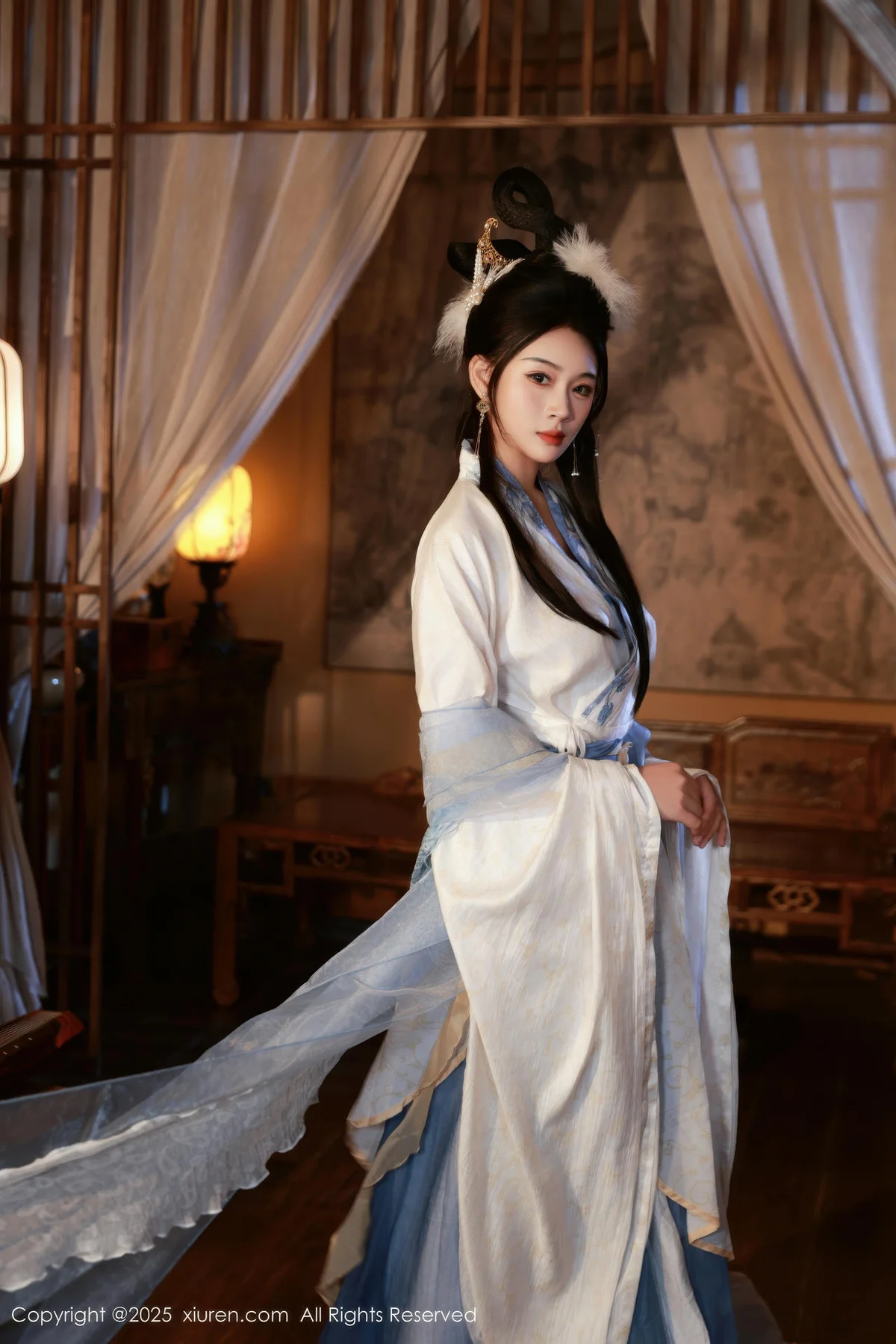 XiuRen 秀人 No.10835 南乔 中秋主题汉服装扮 - 6