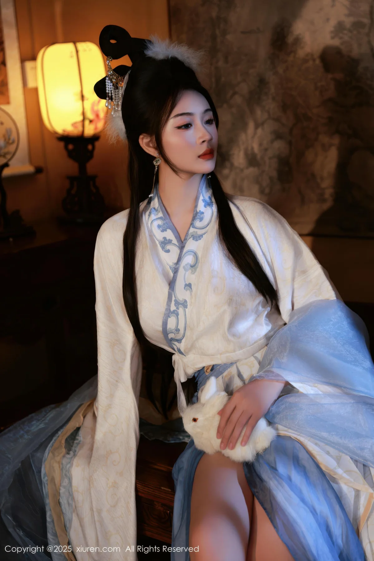 XiuRen 秀人 No.10835 南乔 中秋主题汉服装扮 - 1