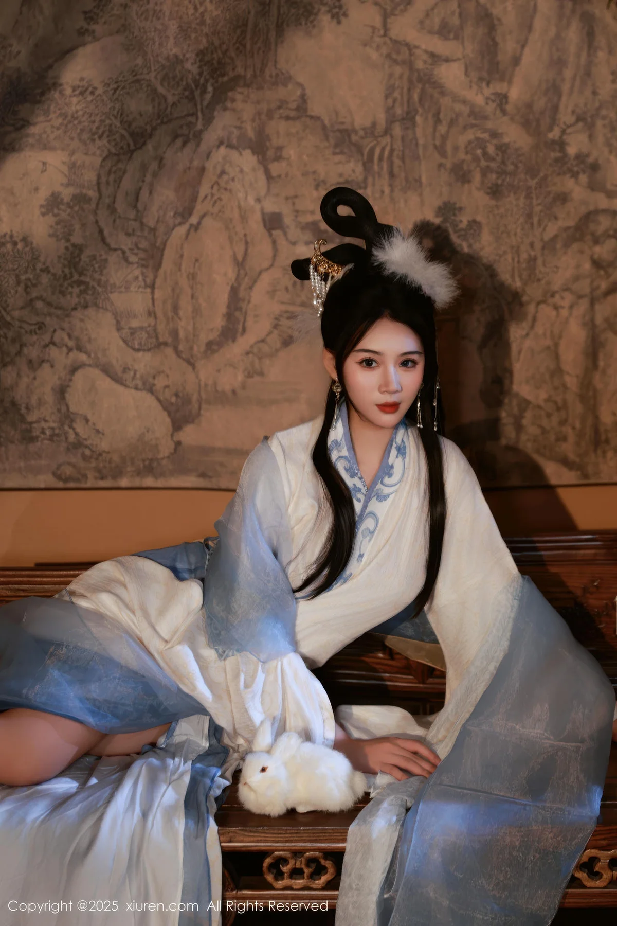 XiuRen 秀人 No.10835 南乔 中秋主题汉服装扮 - 2