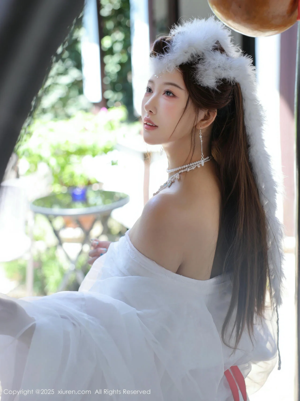 XiuRen 秀人 No.10843 金允希Yuki 白色锦毛鼠装扮 - 8