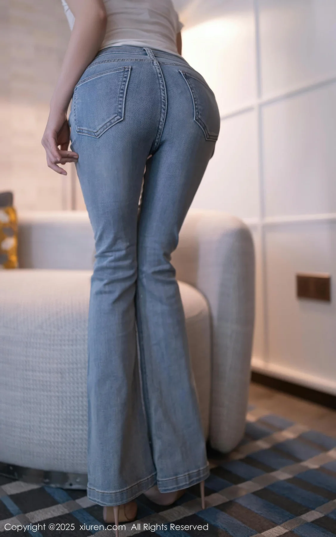 XiuRen 秀人 No.10858 鱼子酱Fish 捆绑灰色蕾丝服饰 - 10