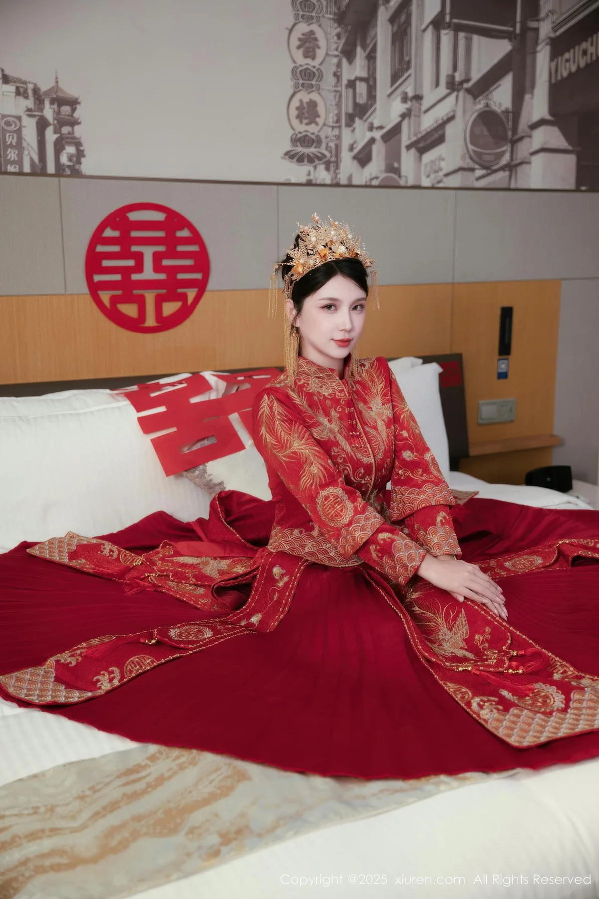 XiuRen 秀人 No.10865 小蛮妖 新娘喜服主题写真 - 3