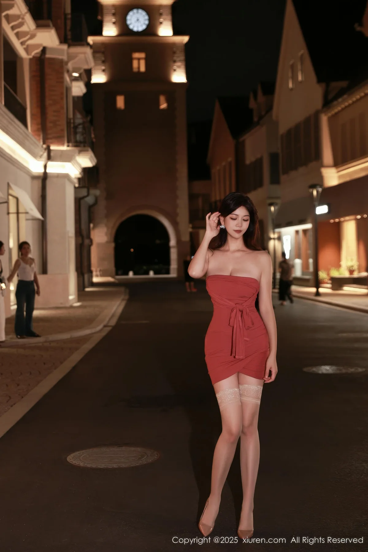 XiuRen 秀人 No.10876 玫瑰我爱你 连衣短裙翘臀蕾丝内衣 - 3