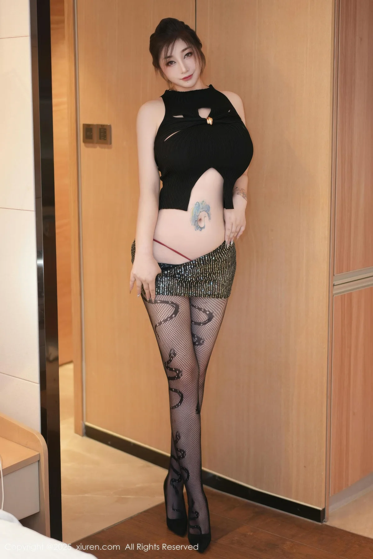 XiuRen 秀人 No.10883 妲己Toxic黑色情趣服饰熟女 - 7