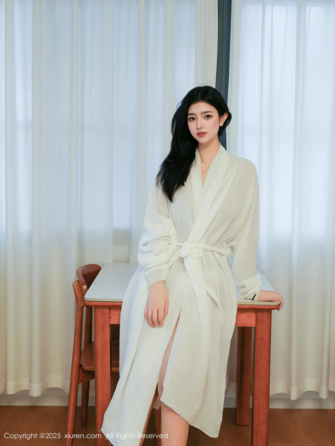 XiuRen 秀人 No.10920 林悦溪儿 白色浴袍玉体诱惑 - 8