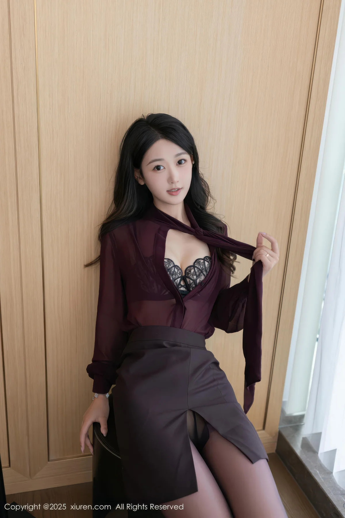 XiuRen 秀人 No.10941 唐安琪 性感紫色丝袜 - 4