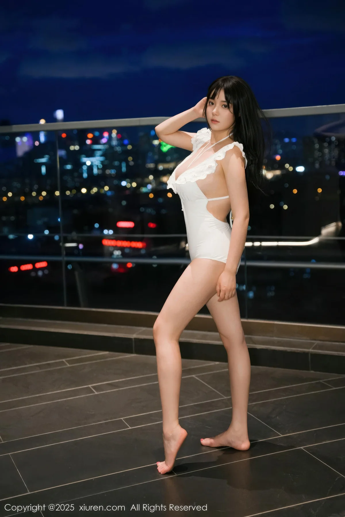 XiuRen 秀人 No.10959 软情 白色比基尼曼妙身姿 - 6