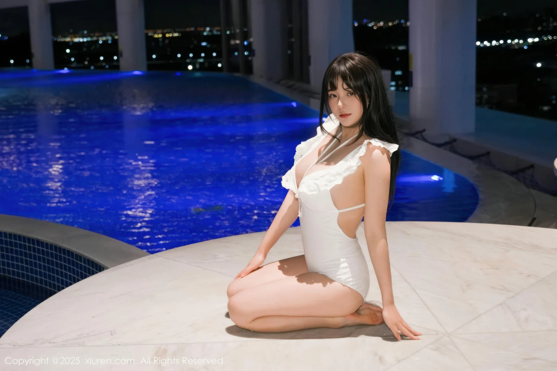 XiuRen 秀人 No.10959 软情 白色比基尼曼妙身姿 - 10