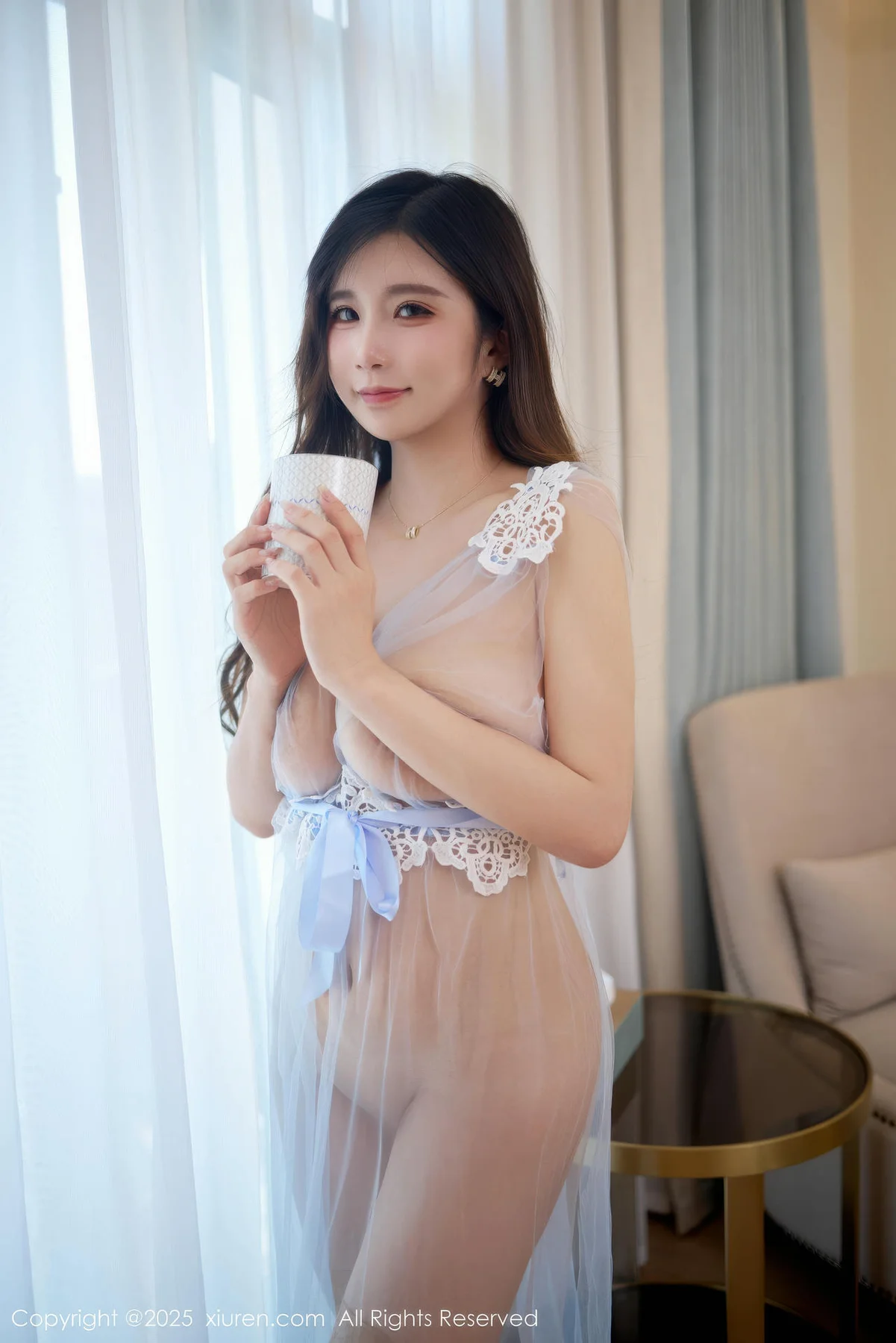 XiuRen 秀人 No.10963 小肉肉咪 白色蕾丝情趣 - 5