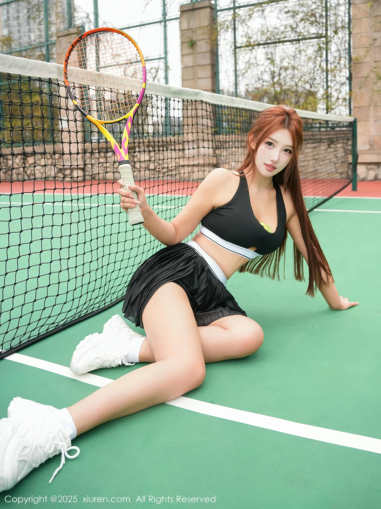 XiuRen 秀人 No.10964 金允希Yuki 两位大美女户外网球运动 - 9