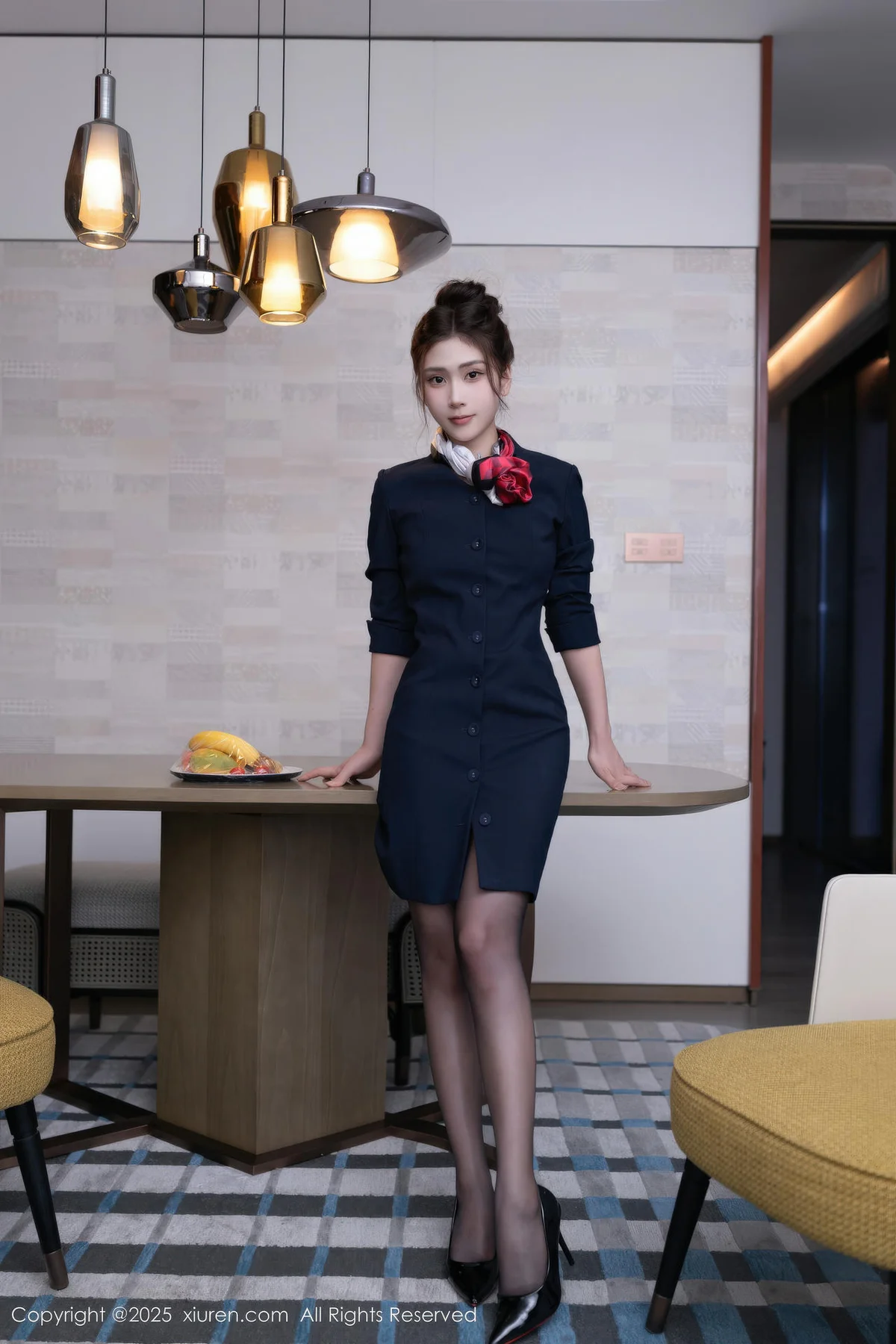 XiuRen 秀人 No.10982 刘婷婷 性感空姐制服诱惑 - 3