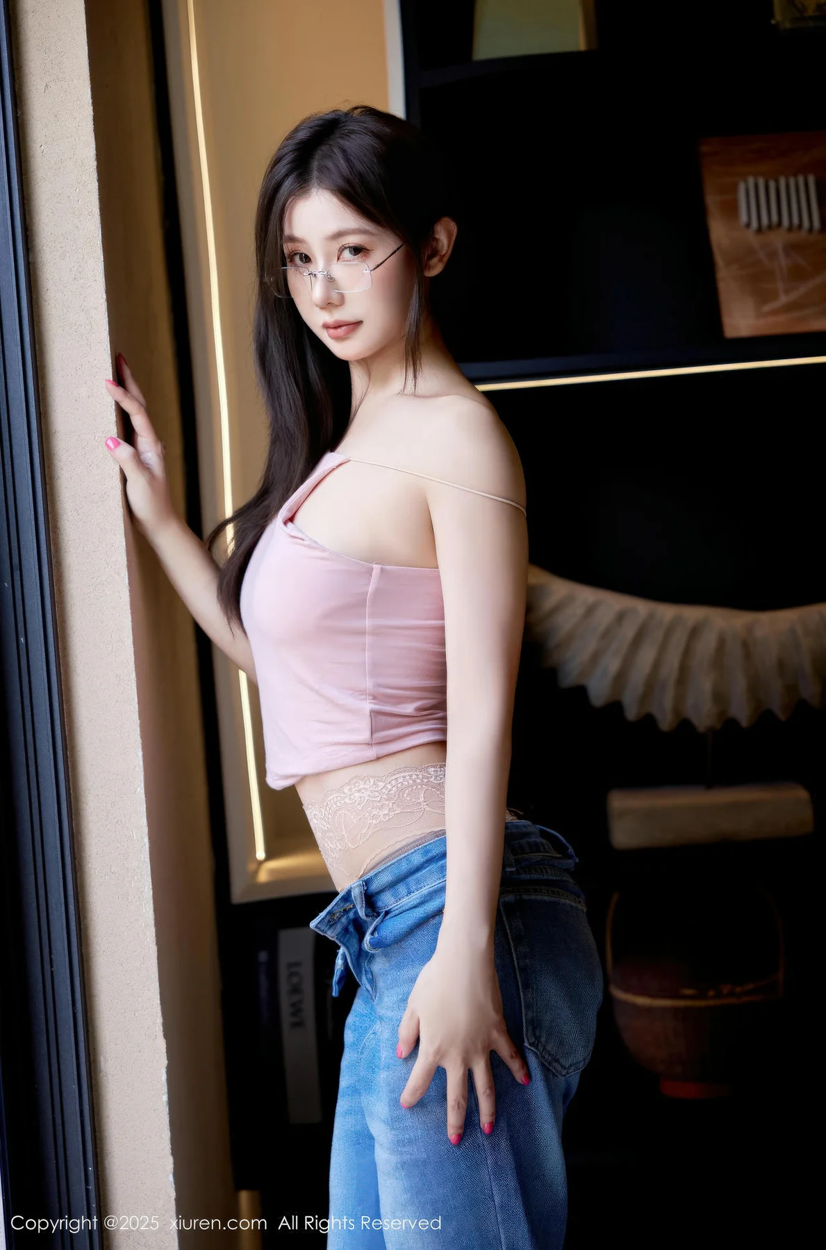 XiuRen 秀人 No.10983 尹甜甜sunny 洁白肤色粉色常服 - 8