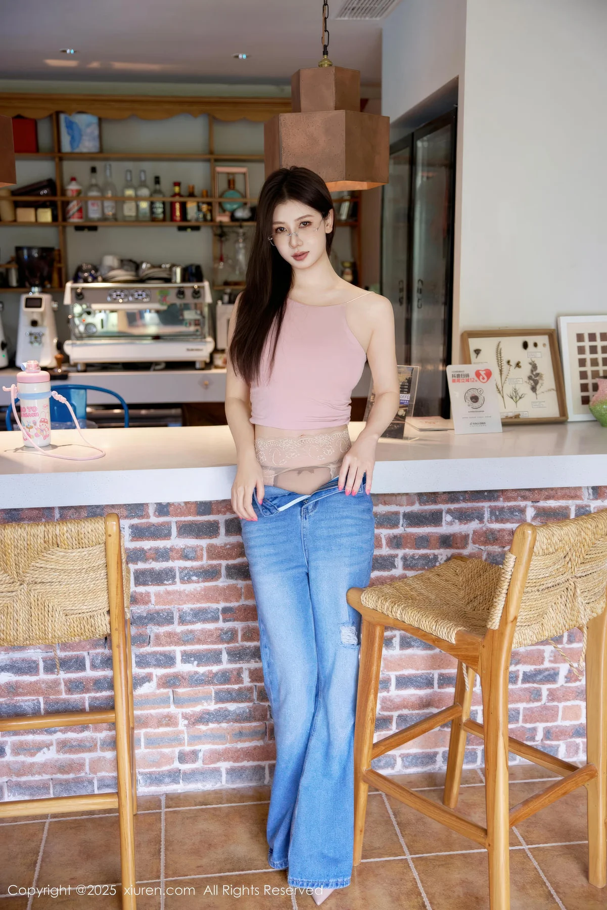 XiuRen 秀人 No.10983 尹甜甜sunny 洁白肤色粉色常服 - 9