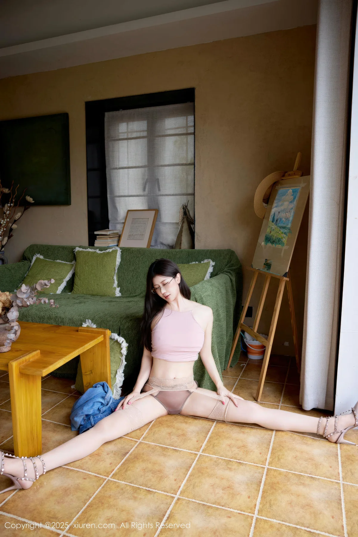 XiuRen 秀人 No.10983 尹甜甜sunny 洁白肤色粉色常服 - 3