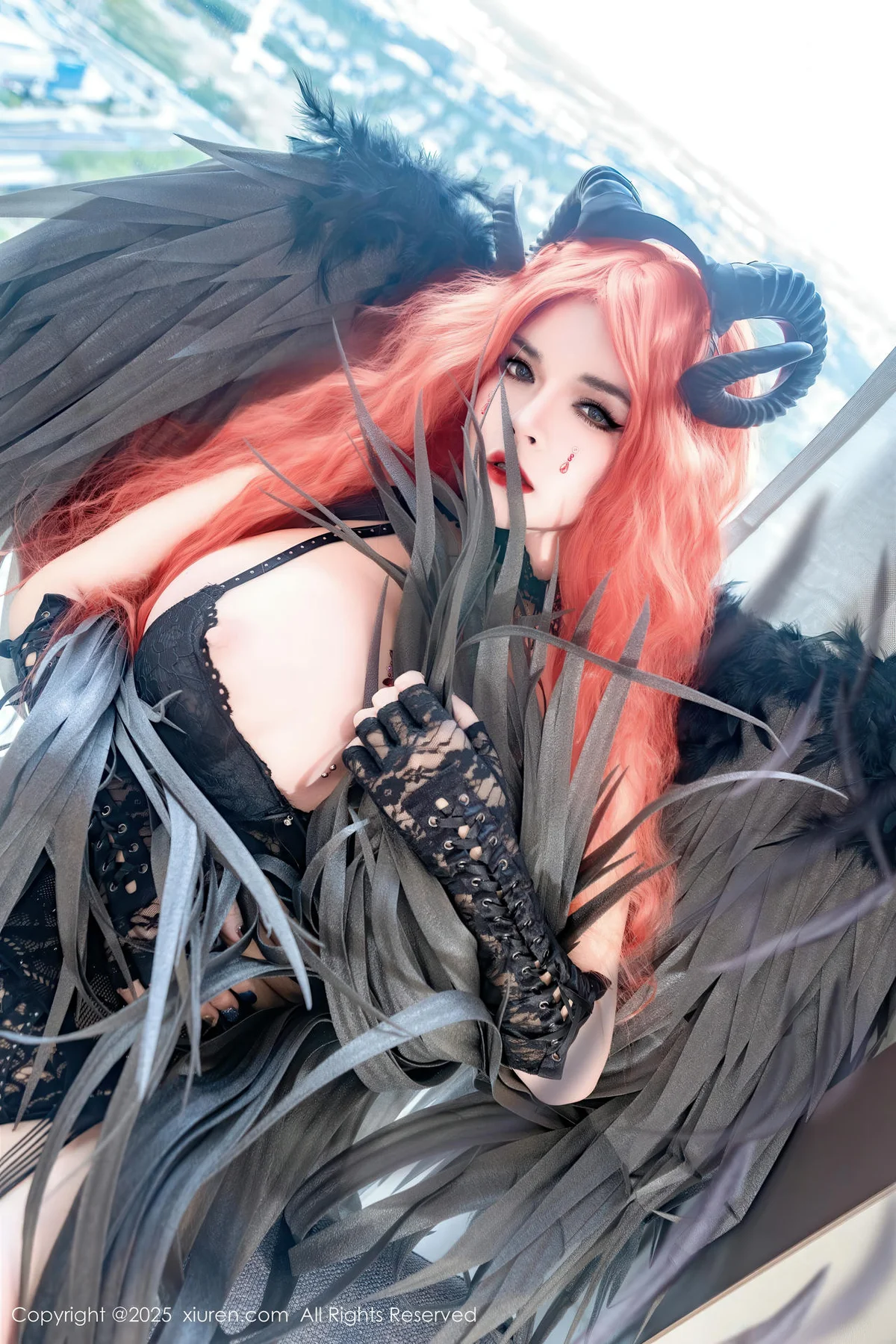 XiuRen 秀人 No.10994 伊丽莎有点白 的哥特系小恶魔cosplay - 8