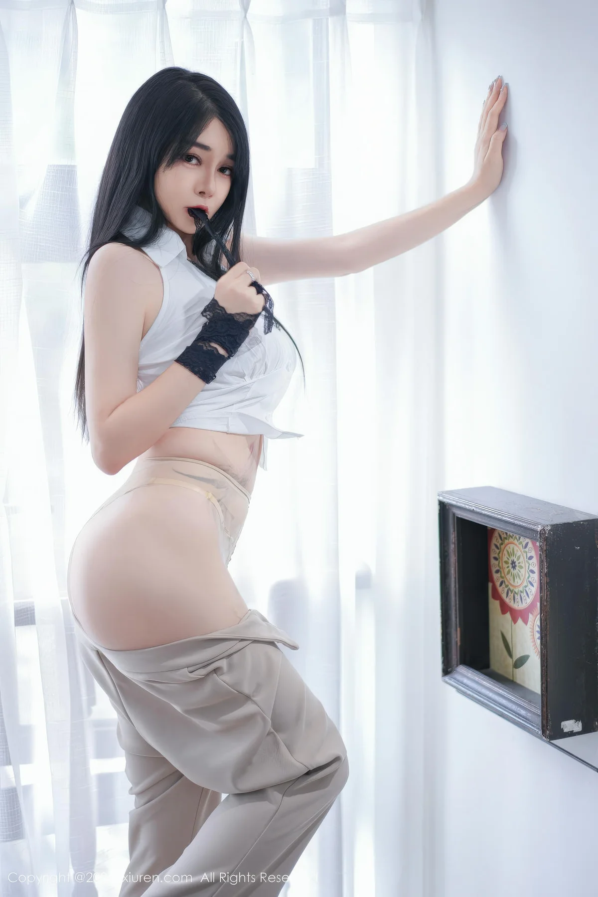 XiuRen 秀人 No.11038 凯竹法师浅色内衣肉色丝袜 - 5