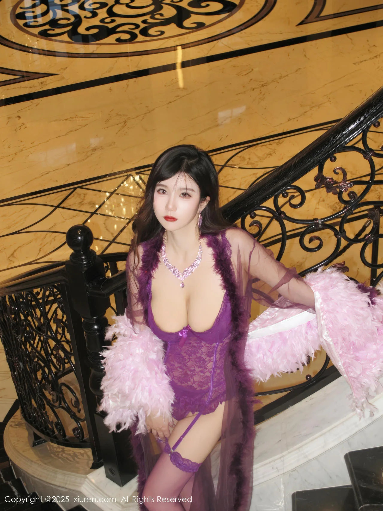 XiuRen 秀人 No.11047 小肉肉咪 情趣内衣极致美腿 - 7