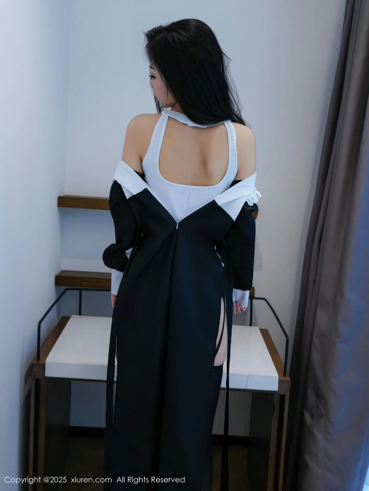 XiuRen 秀人 No.11059 白琮瑗 黑白修女服饰魅惑黑丝 - 7