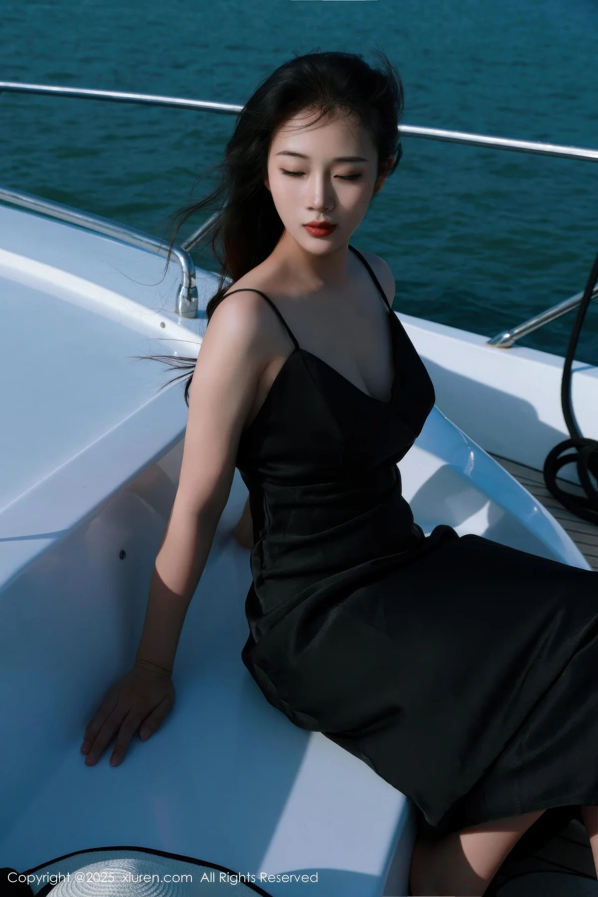 XiuRen 秀人 No.11074 南乔 黑色连衣短裙 - 5