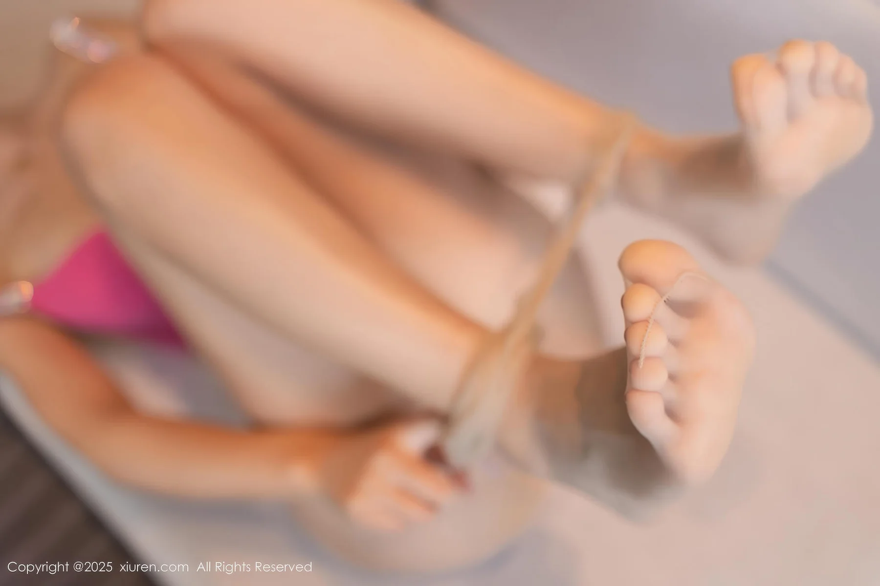 XiuRen 秀人 No.11083 唐安琪 牛仔套装魅惑黑丝 - 9