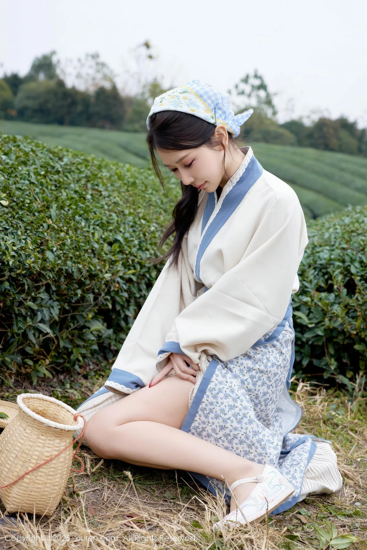 XiuRen 秀人 No.11098 尹甜甜 采茶姑娘装扮， - 1