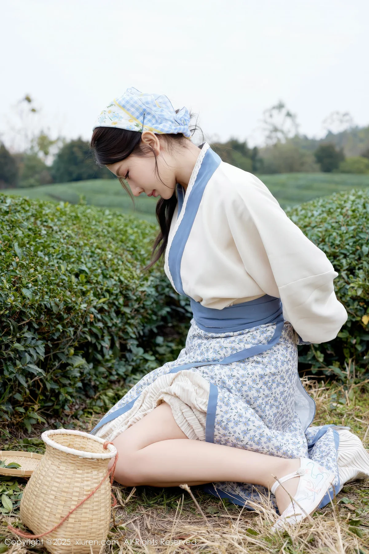 XiuRen 秀人 No.11098 尹甜甜 采茶姑娘装扮， - 2