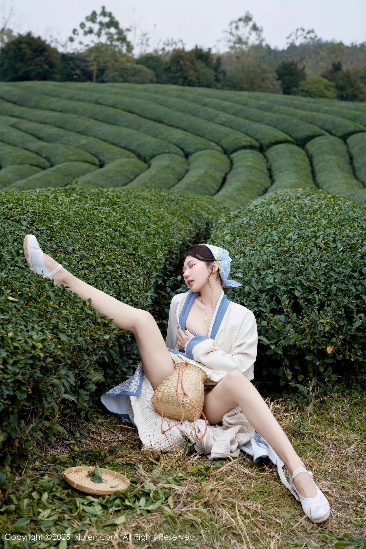 XiuRen 秀人 No.11098 尹甜甜 采茶姑娘装扮, - 2