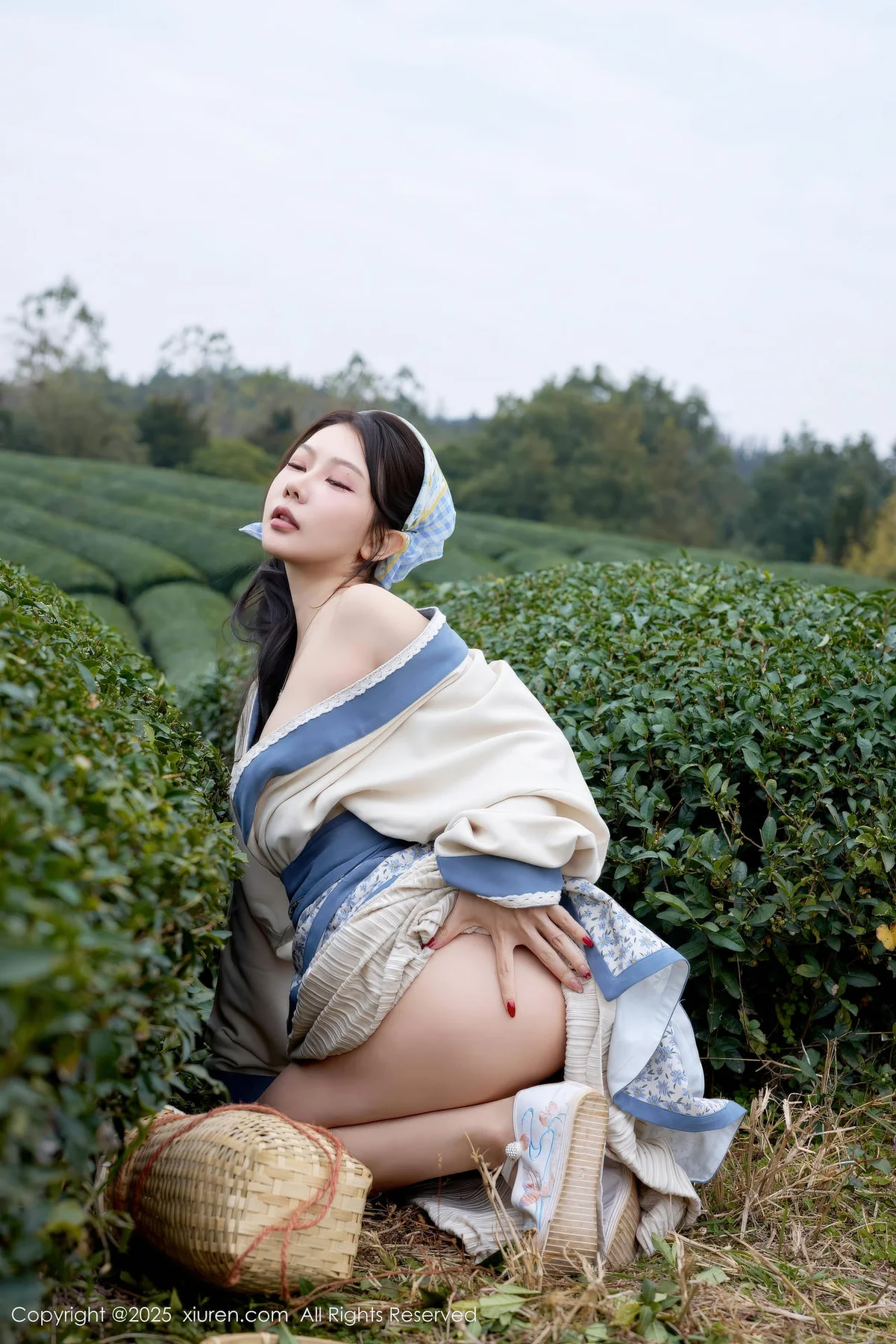 XiuRen 秀人 No.11098 尹甜甜 采茶姑娘装扮, - 4