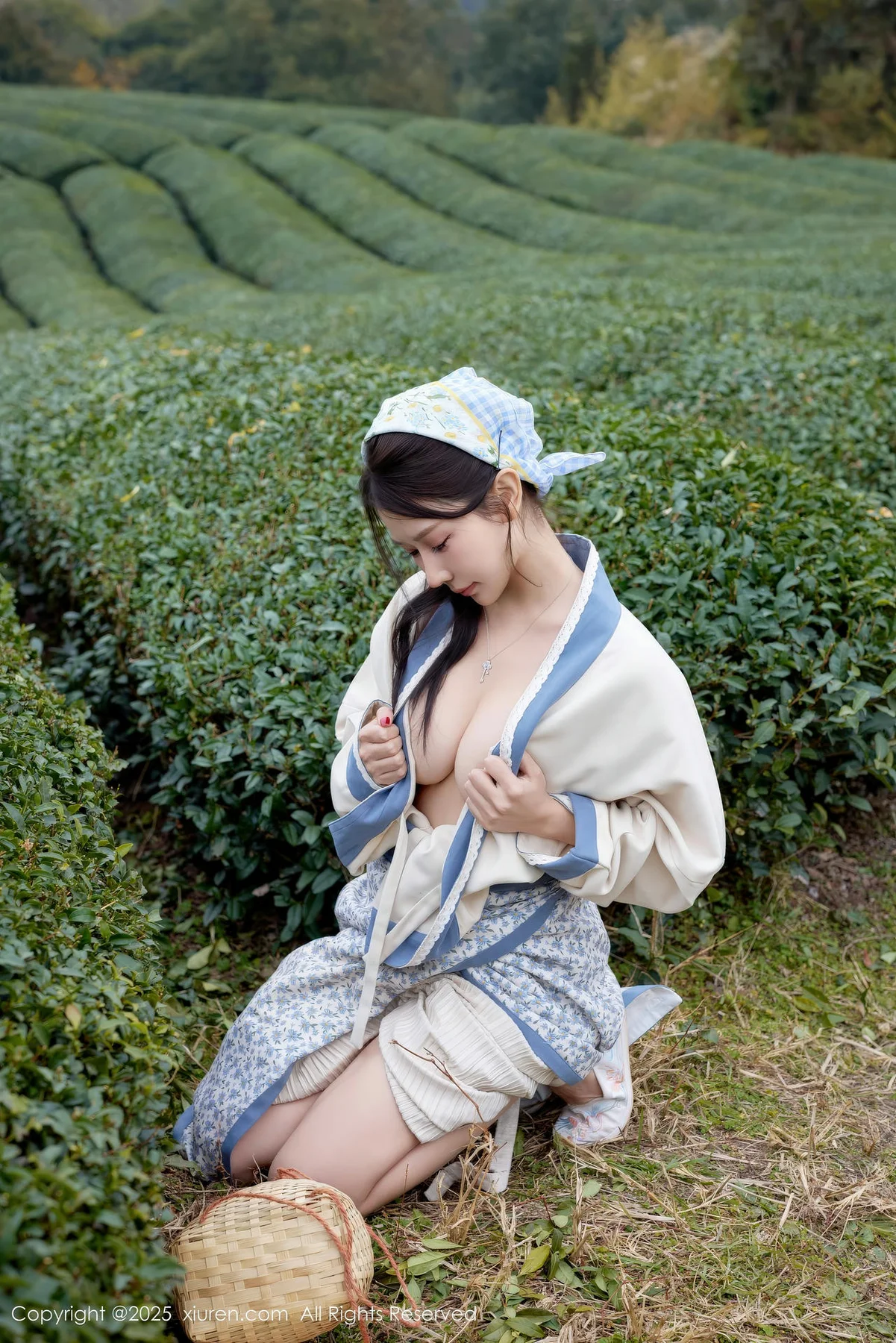 XiuRen 秀人 No.11098 尹甜甜 采茶姑娘装扮, - 5