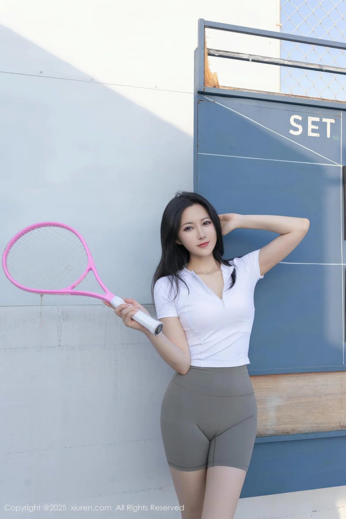 XiuRen 秀人 No.11106 鱼子酱Fish 网球运动美女场景拍摄 - 1