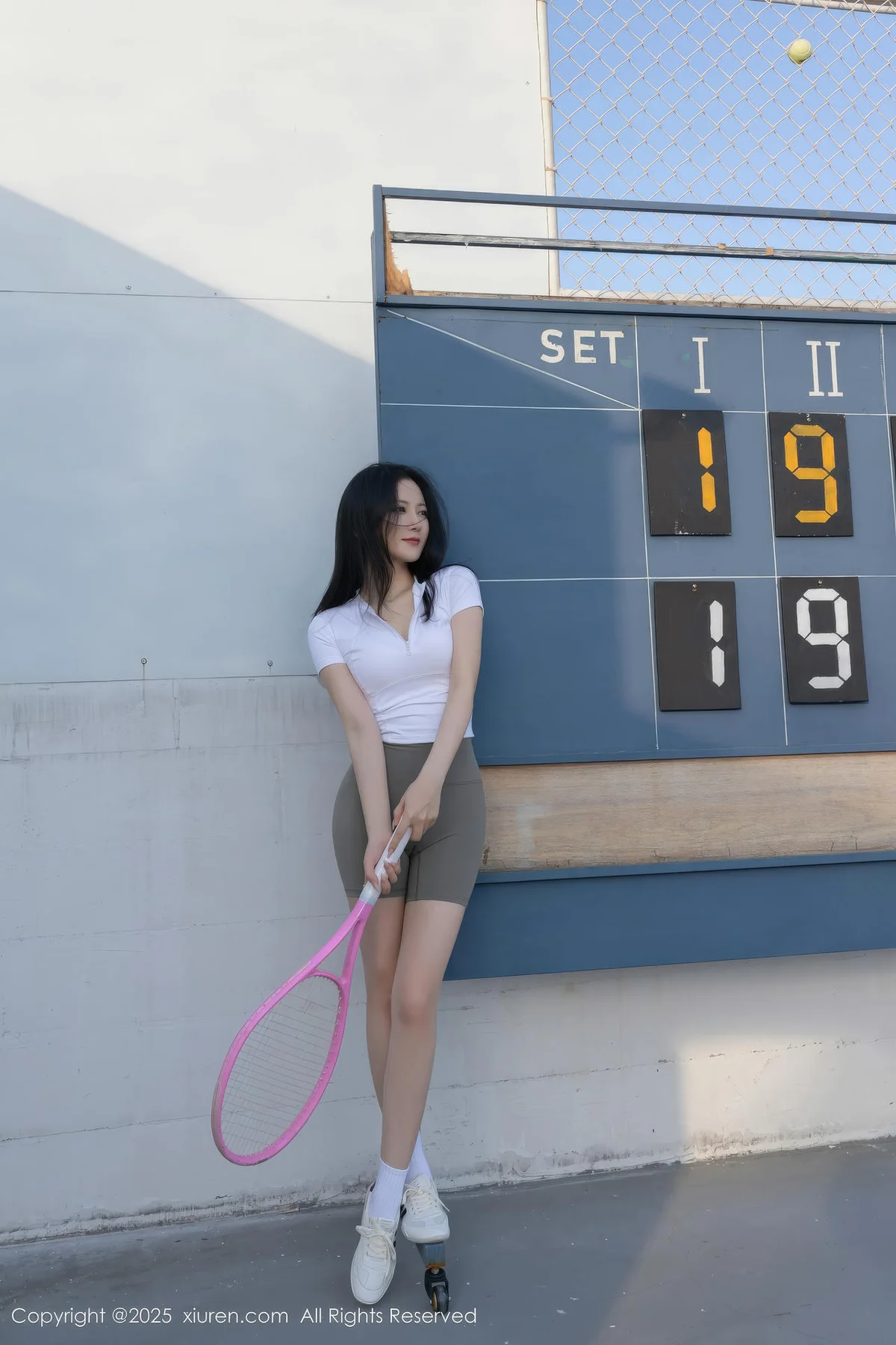 XiuRen 秀人 No.11106 鱼子酱Fish 网球运动美女场景拍摄 - 2