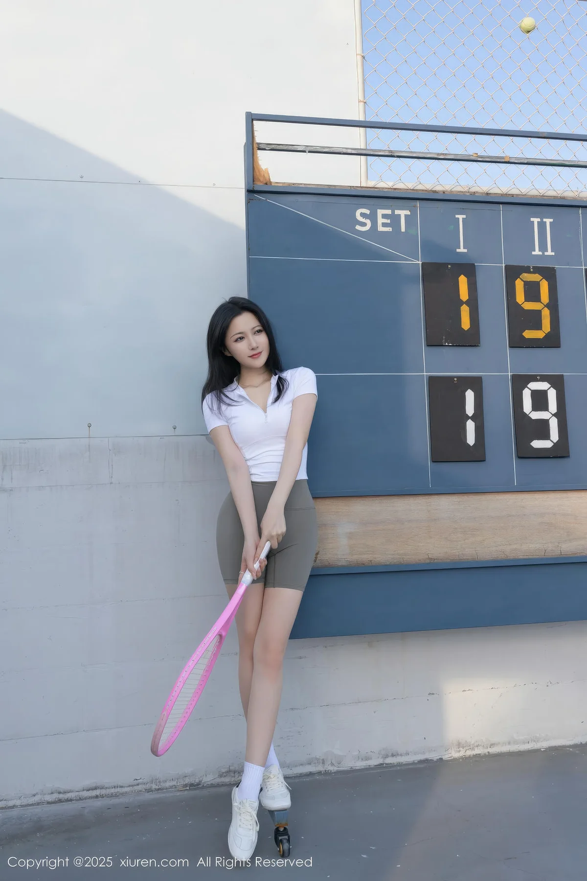 XiuRen 秀人 No.11106 鱼子酱Fish 网球运动美女场景拍摄 - 3