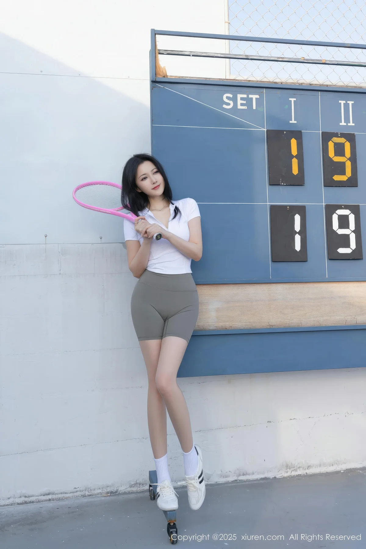 XiuRen 秀人 No.11106 鱼子酱Fish 网球运动美女场景拍摄 - 4