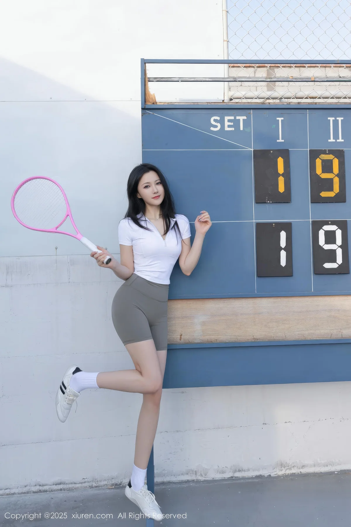 XiuRen 秀人 No.11106 鱼子酱Fish 网球运动美女场景拍摄 - 5